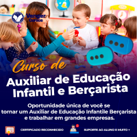 Auxiliar de Educação e Berçarista